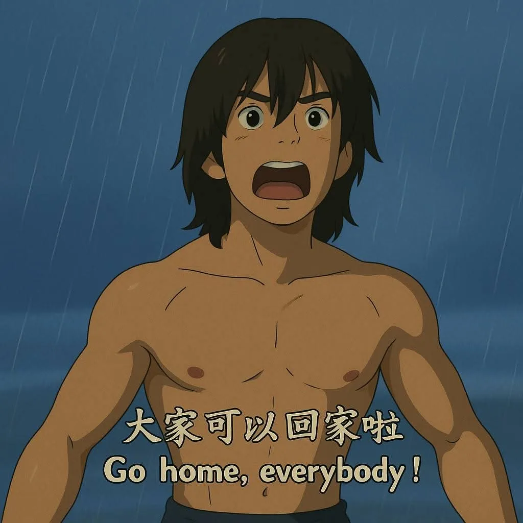 可以回家啦